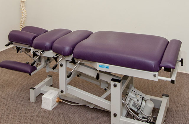  Chiropractic Adjusting Table used at the Pittsworth Chiropractic Centre