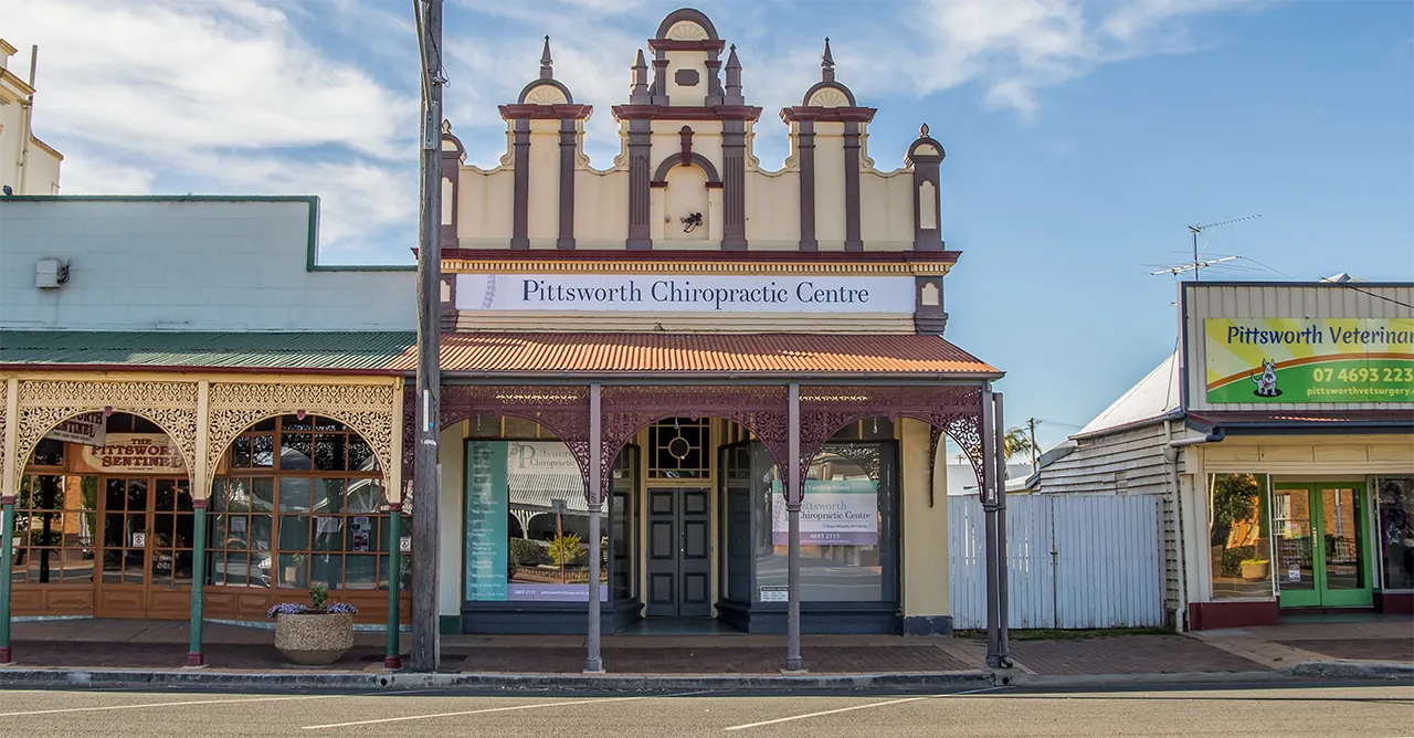 The Pittsworth Clinic of the Toowoomba Chiropractic Centre at 96 Yandilla Street